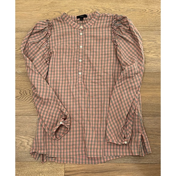 J. Crew Tops - JCrew plaid flannel henly top